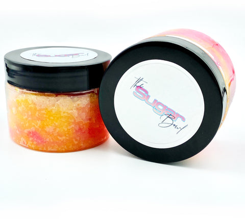 Introducing the sugar scrub! Yoni scrub is a fine granulated sugar that gently exfoliates, leaving your skin soft and smooth. Perfect for after wax care. 